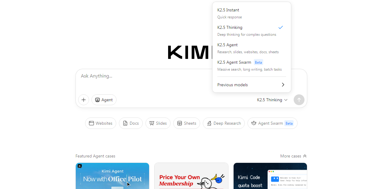 kimi k2 thinking reasoning performance